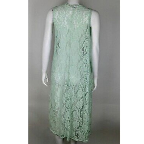 Lularoe Mint Lace duster - Picture 4 of 7